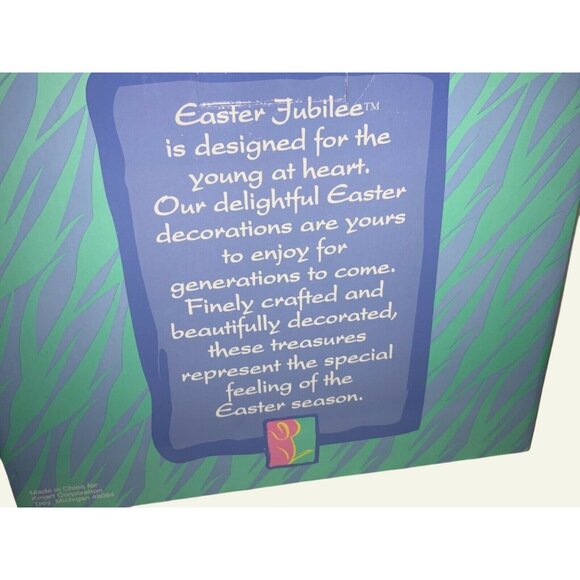 Easter Jubilee 3 Piece Figurine Set   Easter Village Figurines Never used - Picture 4 of 10
